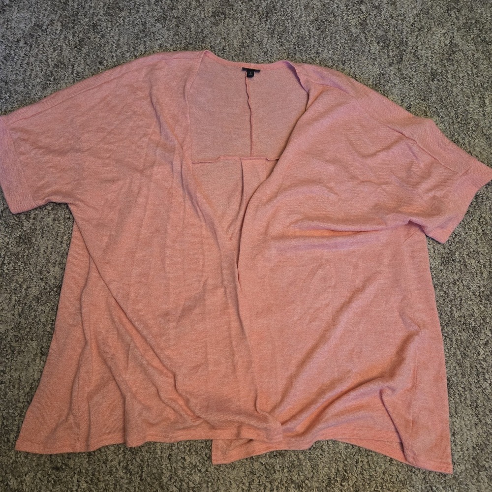 Torrid PLUS Womens Size 5 Peach Pink Cardigan Duster